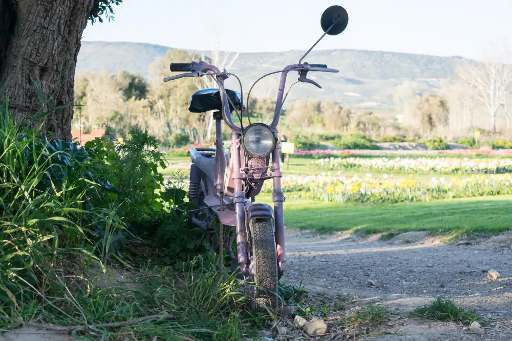 balade en mob vintage &agrave; marboz