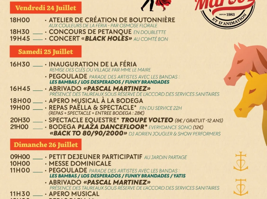 programme feria 2026